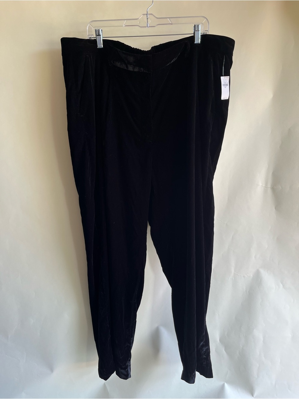 Old Navy Extra High-Rise Taylor Wide Leg Trouser Velvet Pants Sz XXL New Women’s